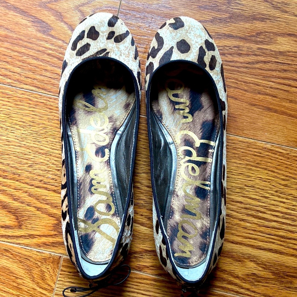 Sam Edelman Animal Print Flat spiked back